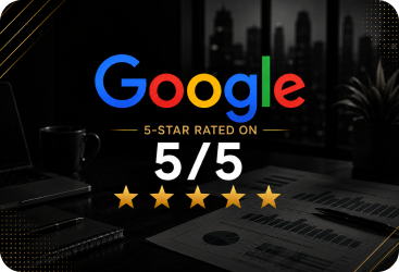 5-Star Rated on Google